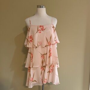 a new day Pink Floral Mini Dress
